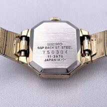 SEIKO セイコー 21jewels 21石 11-3870 腕時計 ウォッチ 手巻き 機械式 金 ゴールド P250_画像7