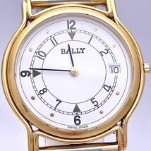 BALLY バリー 72.03 腕時計 ウォッチ クォーツ quartz デイト コンビ 金銀 ゴールド シルバー P294_画像4