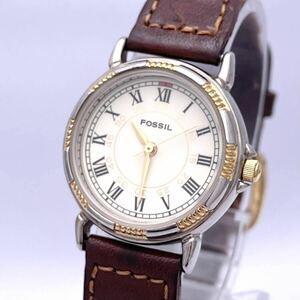 Ископаемые ископаемые EC-8684 Watch Quartz Quartz Combi Gold Gold Silver Silver P357