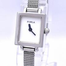 FURLA フルラ STEEL COLLECTION 腕時計 ウォッチ クォーツ quartz 銀 シルバー P205_画像1
