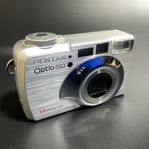 PENTAX Pentax Optio550 compact digital camera digital camera battery attaching present condition goods 