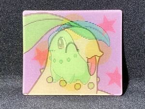 ポケモン 明治 ズームアップ シール チコリータ No.152 3D レンチキュラー カード Pokemon Meiji Zoom Up Seal Chikorita 3D Lenticular