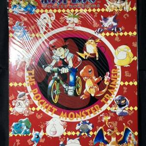 【未開封】ポケモン ジャンボ カード カードダス 下敷き 大図鑑 VOL.1 非売品 1995 赤 レッド ずかん リザードン Pokemon Jumbo Carddassの画像1