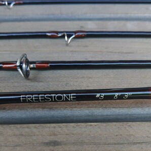 美品です SHIMANO シマノ FREESTONE フリーストーン パックロッド FS833P ♯3 8’3” FS-833P/カーボン フライ 釣竿の画像4