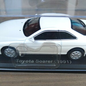 アシェット 1/43 国産名車コレクション トヨタ ソアラ 1991 ホワイト HACHETTE TOYOTA SOARER ミニカーkazの画像7