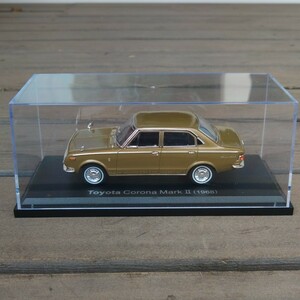 アシェット 国産名車コレクション トヨタ コロナ マーク2 (1968) 1/43 Toyota Corona MarkⅡ ミニカーkaz