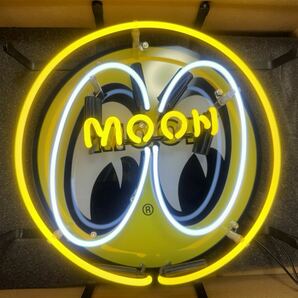 レア!! Moon eyes ムーンアイズ ネオンサイン Neon sign ネオン管 ネオン看板 世田谷ベース アメリカン雑貨 アメリカンダイナー雑貨 の画像1