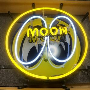 レア!! Moon eyes ムーンアイズ ネオンサイン Neon sign ネオン管 ネオン看板 世田谷ベース アメリカン雑貨 アメリカンダイナー雑貨 の画像2