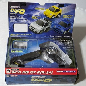 SKYLINE GT-R(R-34) デジQスターターセット MICRO iR DigiQ 赤外線コントロールチョロQ