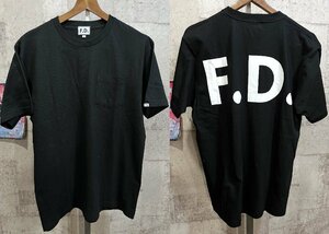 極美品 F.D. 鹿島アントラーズ ポケット Tシャツ 黒 L メンズ