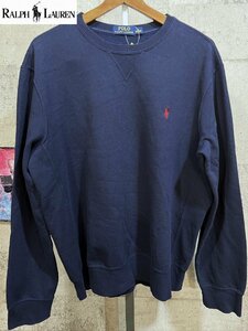  beautiful goods Polo Ralph Lauren regular Crew sweat men's L navy POLO RALPHLAUREN sweatshirt 