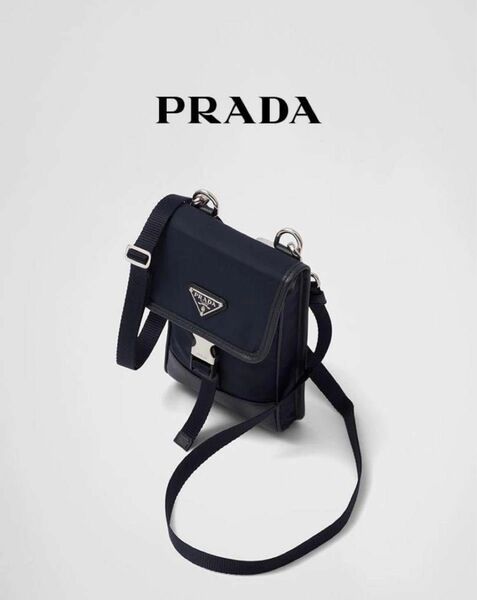 【PRADA】プラダ Re-Nylon & サフィアーノレザー スマホケース