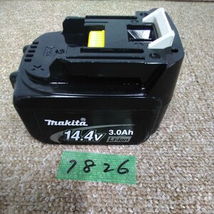 7826 ジャンク品扱い 送料520円 マキタ 14.4v 純正品 リチウムイオンバッテリ BL1430 makita Li-ion バッテリー 電動工具 ツール