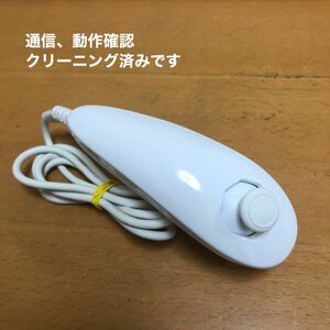 【匿名　送料無料】家庭用ゲーム機　任天堂Wiiヌンチャクホワイト352-21