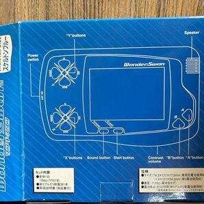 BANDAI ワンダースワン 新品 未使用 WonderSwan バンダイ ゲーム機 ゲーム No.SW-001 スケルトンブルーの画像5