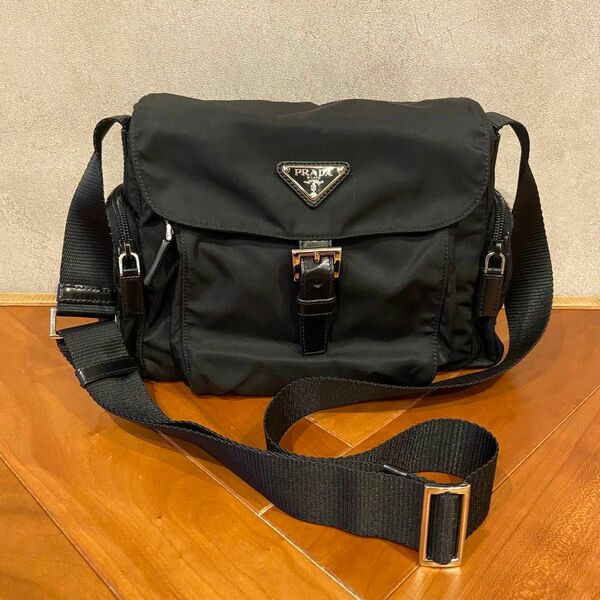 極美品　プラダ　BT0501 PRADA ショルダーバッグ　サイドポケット