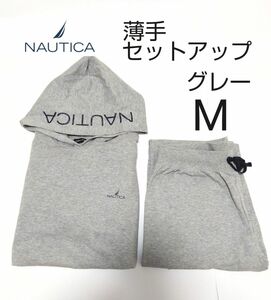 新品 NAUTICA ノーティカ 薄手 セットアップ グレー Mサイズ