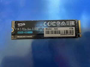Silicone Power A60 M.2 PCIe Gen3 NVMe 3D NAND 1TB [SSD]