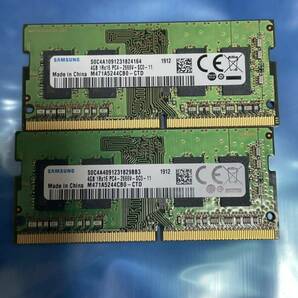 ノートパソコン用 SAMSUNG DDR4 PC4-2666V 4GB 2枚セット 合計8GB 中古動作品 RAM-10の画像1