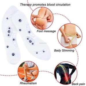 ダイエット インソール 足つぼ 中敷き フットマッサージ レディース メンズ 25cm 26cm 27cm カットOK 足裏 刺激 磁気 姿勢改善 ツボ押しの画像3