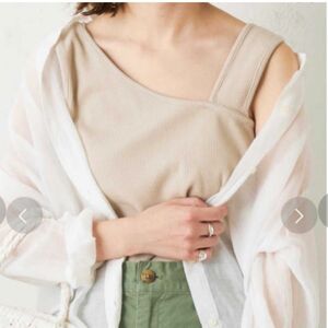 【CIAOPANICTYPY】美品 アシメ 変形 ノースリーブ インナー トップス タンクトップ