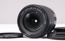 【 美品 | 動作保証 】 Canon EF-S18-55mm F4-5.6 IS STM ブラック 【 レンズプロテクター 追加付属 】_画像1