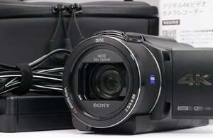 【 新品同様 | 動作保証 】 SONY ハンディカム FDR-AX45 ブラック 【 ZEROSHOCK カメラバッグ 追加付属 】