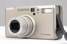 【 新品同様 | 動作保証 】 CONTAX Tvs DIGITAL チタン 【 新品の互換バッテリー・SDカード 8GB 付属 】_画像6