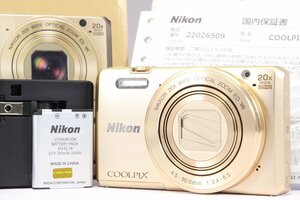 【 極美品 | 動作保証 】 Nikon COOLPIX S7000 ゴールド