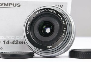 【 ジャンク 】 OLYMPUS M.ZUIKO DIGITAL ED 14-42mm F3.5-5.6 EZ シルバー