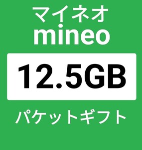 パケットギフト マイネオ 12GB ＋500MB mineo