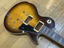 GRECO トラ杢 レスポール eg-450 現状 ジャンク les paul グレコ トラ目 _画像3