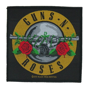 GUNS N' ROSES ガンズアンドローゼズ Bullet Logo Patch ワッペン オフィシャル