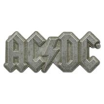 AC/DC エーシーディーシー Metal Logo ピンバッジ オフィシャル_画像1