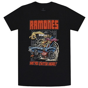 RAMONES ラモーンズ Outta Here Tシャツ XLサイズ オフィシャル