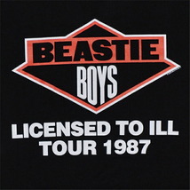 BEASTIE BOYS ビースティボーイズ Licensed To Ill Tour 1987 Tシャツ XLサイズ オフィシャル_画像2