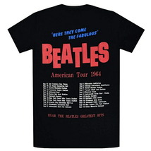 THE BEATLES ビートルズ American Tour 1964 Tシャツ Sサイズ オフィシャル_画像2