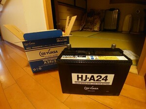 ロードスター　バッテリー　GSユアサ HJ-A24L