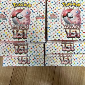 ポケモンカード151 box シュリンク付き　6box