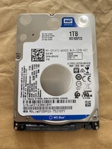 【正常1415時間稼働】WD HDD 1TB 2.5 SATA WD10SPZX-75Z10T1_画像1