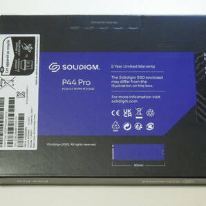 Solidigm (ソリダイム) P44 Pro SSD 512GB M.2 GEN4 (未開封新品)の画像2