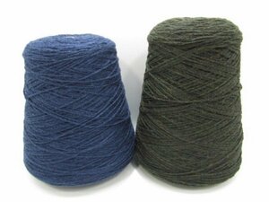 毛糸・ウール100%リリー・2色セット　1.3kg　S-091