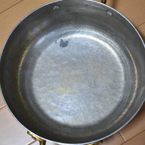 中古 純銅厚板使用 天ぷら鍋 内径21㎝ の画像2