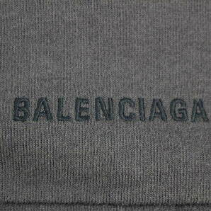 01 バレンシアガ BALENCIAGA 切り替え ハーフジップ オーバーサイズ プルオーバー パーカー XS メンズ I415 の画像4