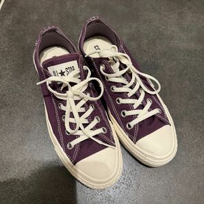 コンバース　 スニーカー　24cm CONVERSE 紫　パープル オールスター