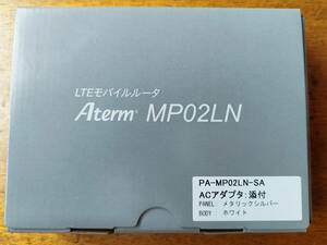 新品未使用 モバイルルーター NEC Aterm MP02LN［ACアダプタセットタイプ］PA-MP02LN-SA