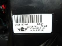 2013年 BMW ミニ R60 CBA-ZA16 左テールランプ テールレンズ 980815301 191614 4600_画像7