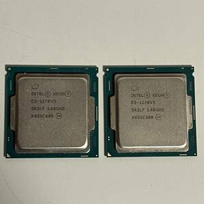 送料無料 intel XEON E3-1270V5×2個セットCPU ベース周波数3.6GHz/ターボ最大4.0Ghz 4コア 8スレッド ソケット FCLGA1151 サーバー用