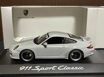 シュコー 1/43 ポルシェ 911 スポーツ クラシック Sport Classic ディーラー特注 ポルシェ銀箱 WAP 020 009 0A_画像1