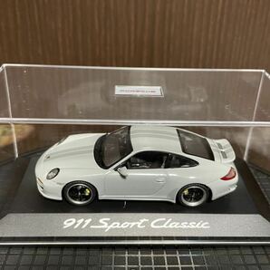 シュコー 1/43 ポルシェ 911 スポーツ クラシック Sport Classic ディーラー特注 ポルシェ銀箱 WAP 020 009 0Aの画像5